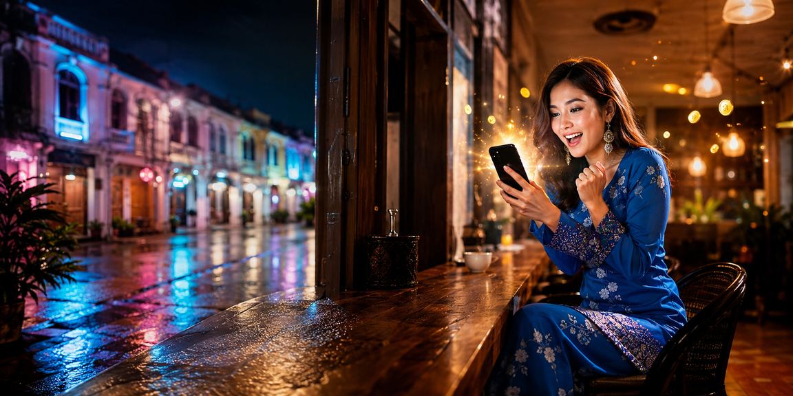 Pemain menyemak syarat promosi kasino pv22 menggunakan telefon pintar di Ipoh
